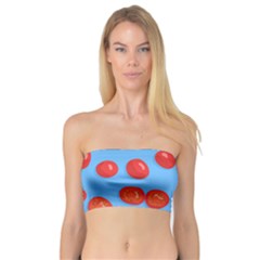 Tomatoes Fruite Slice Red Bandeau Top by Mariart