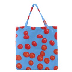 Tomatoes Fruite Slice Red Grocery Tote Bag by Mariart