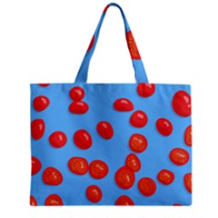 Tomatoes Fruite Slice Red Zipper Mini Tote Bag by Mariart