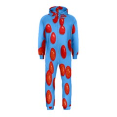 Tomatoes Fruite Slice Red Hooded Jumpsuit (kids) by Mariart
