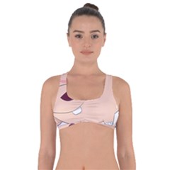 Happy Cartoon Baby Hippo Got No Strings Sports Bra by Catifornia