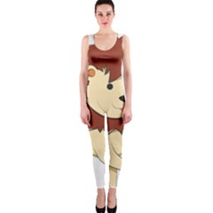 Happy Cartoon Baby Lion Onepiece Catsuit by Catifornia