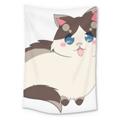 Ragdoll Cat For Life Large Tapestry by Catifornia