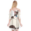 Ragdoll Cat for Life Cutout Spaghetti Strap Chiffon Dress View2