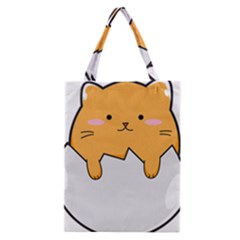 Yellow Cat Egg Classic Tote Bag by Catifornia