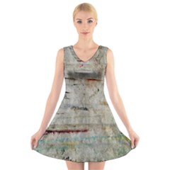 Dirty canvas                V-Neck Sleeveless Dress