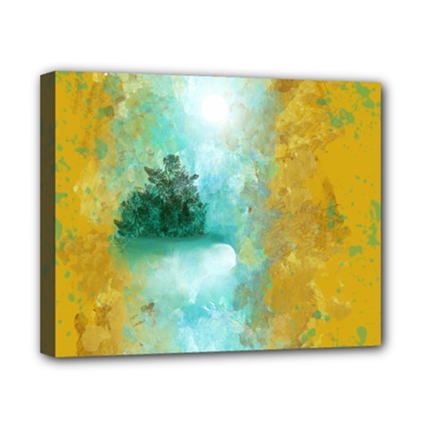 Turquoise River Canvas 10  X 8  by digitaldivadesigns