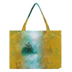 Turquoise River Medium Tote Bag by digitaldivadesigns