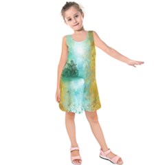 Turquoise River Kids  Sleeveless Dress by digitaldivadesigns