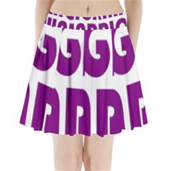 Migraine Warrior with Ribbon Pleated Mini Skirt