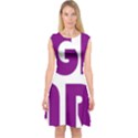 Migraine Warrior with Ribbon Capsleeve Midi Dress View1