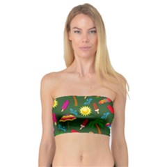 Beach Pattern Bandeau Top by Valentinaart