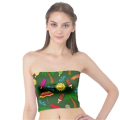 Beach Pattern Tube Top by Valentinaart