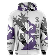 Surf - Laguna Men s Zipper Hoodie by Valentinaart