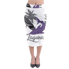 Surf - Laguna Midi Pencil Skirt by Valentinaart