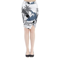 Surf - Laguna Midi Wrap Pencil Skirt