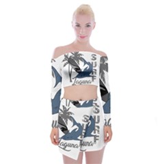 Surf - Laguna Off Shoulder Top with Skirt Set