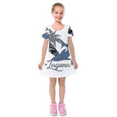 Surf - Laguna Kids  Short Sleeve Velvet Dress