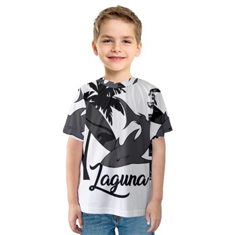 Surf - Laguna Kids  Sport Mesh Tee by Valentinaart