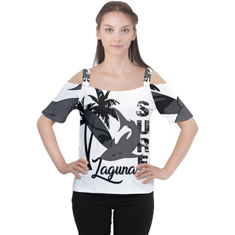 Surf - Laguna Women s Cutout Shoulder Tee by Valentinaart