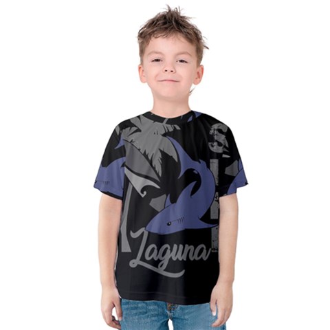 Surf - Laguna Kids  Cotton Tee by Valentinaart