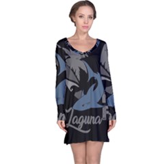 Surf - Laguna Long Sleeve Nightdress by Valentinaart