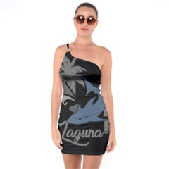 Surf - Laguna One Soulder Bodycon Dress by Valentinaart