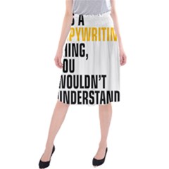 07 Copywriting Thing Copy Midi Beach Skirt by flamingarts