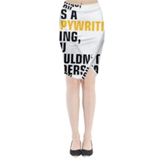 07 Copywriting Thing Copy Midi Wrap Pencil Skirt by flamingarts