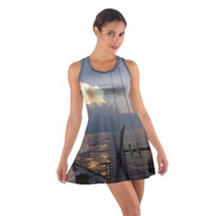 Sailing Into The Storm Cotton Racerback Dress by oddzodd