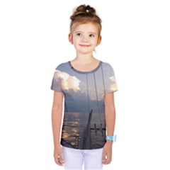 Sailing Into The Storm Kids  One Piece Tee