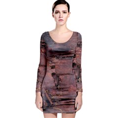 Dissonance Long Sleeve Bodycon Dress by oddzodd