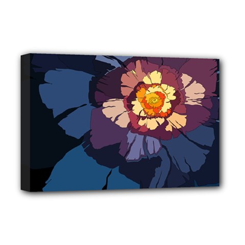 Flower Deluxe Canvas 18  X 12  