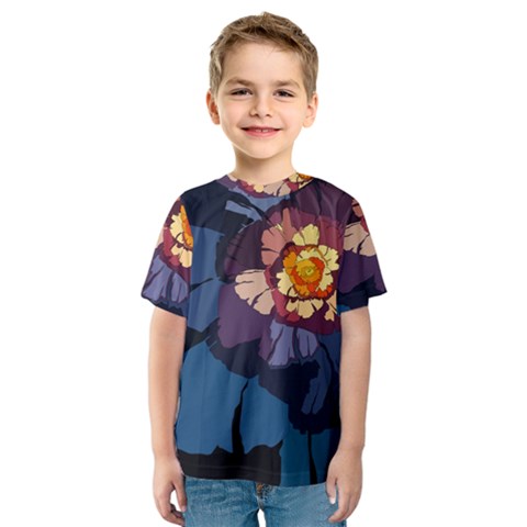 Flower Kids  Sport Mesh Tee by oddzodd