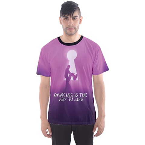 Dancing Is The Key To Life Men s Sport Mesh Tee by UnicornFashion