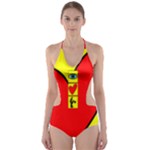 I LOVE ZOUK Cut-Out One Piece Swimsuit