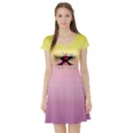 UNICORN - I AM NOT CUTE  Short Sleeve Skater Dress