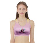 UNICORN - I AM NOT CUTE  Sports Bra with Border