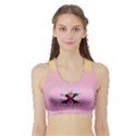 UNICORN - I AM NOT CUTE  Sports Bra with Border View1