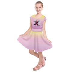 Unicorn - I Am Not Cute  Kids  Short Sleeve Dress by UnicornFashion