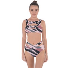 Pink Digital Camouflage Bandaged Up Bikini Set  by TRENDYcouture