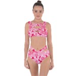 Pink camo Melt Bandaged Up Bikini Set 