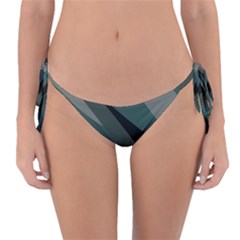 Teal Camo Reversible Bikini Bottom