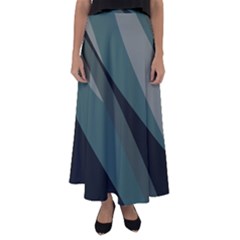 Tal Camo Abstract Flared Maxi Skirt