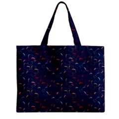 Colorful Floral Patterns Zipper Mini Tote Bag by berwies