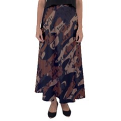 Africa Camo Flared Maxi Skirt by TRENDYcouture