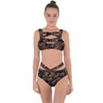 Africa Camo Bandaged Up Bikini Set 