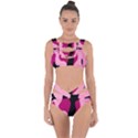 Pink Paradise Camo Bandaged Up Bikini Set  View1