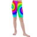 Tie-Dye Rainbow Swirl Boy s Mid Length Swim Shorts View1