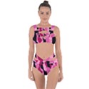 Hot Pink Camo Bandaged Up Bikini Set  View1